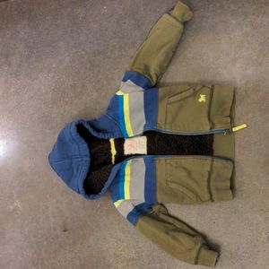 Mini Boden fleece lined hoodie